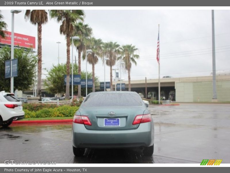 Aloe Green Metallic / Bisque 2009 Toyota Camry LE