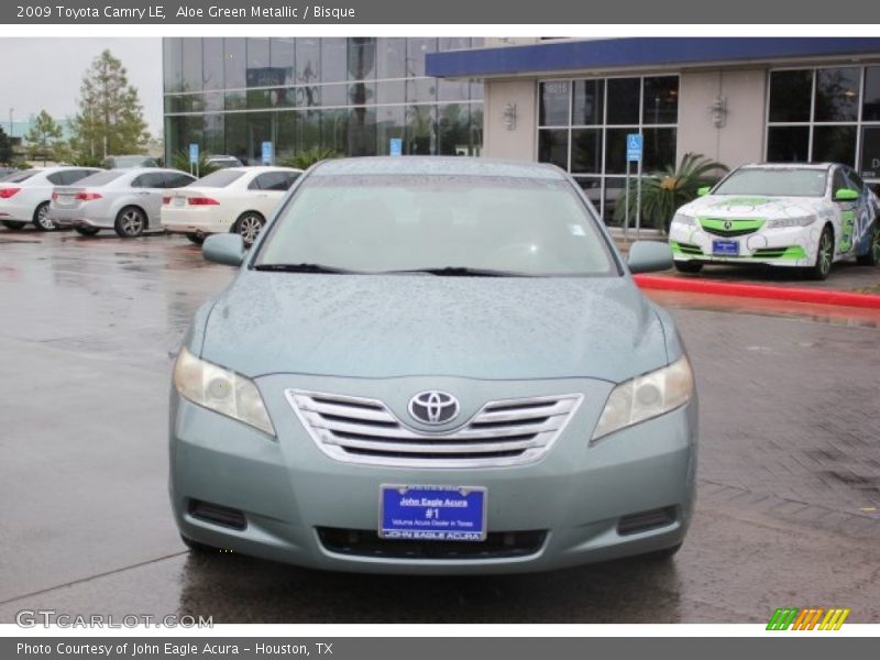 Aloe Green Metallic / Bisque 2009 Toyota Camry LE