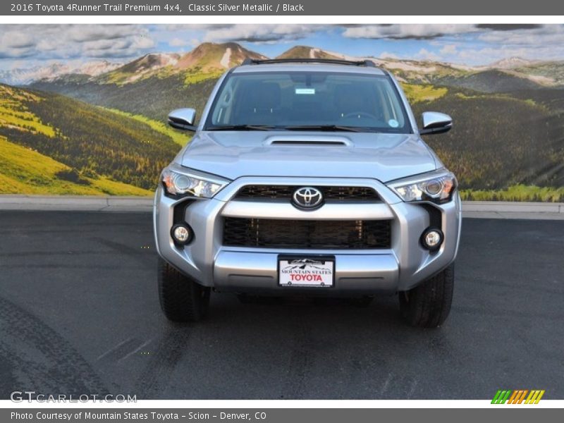 Classic Silver Metallic / Black 2016 Toyota 4Runner Trail Premium 4x4