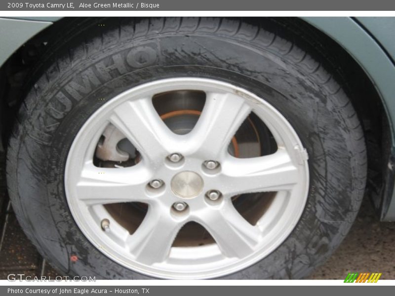 Aloe Green Metallic / Bisque 2009 Toyota Camry LE