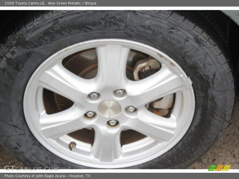 Aloe Green Metallic / Bisque 2009 Toyota Camry LE