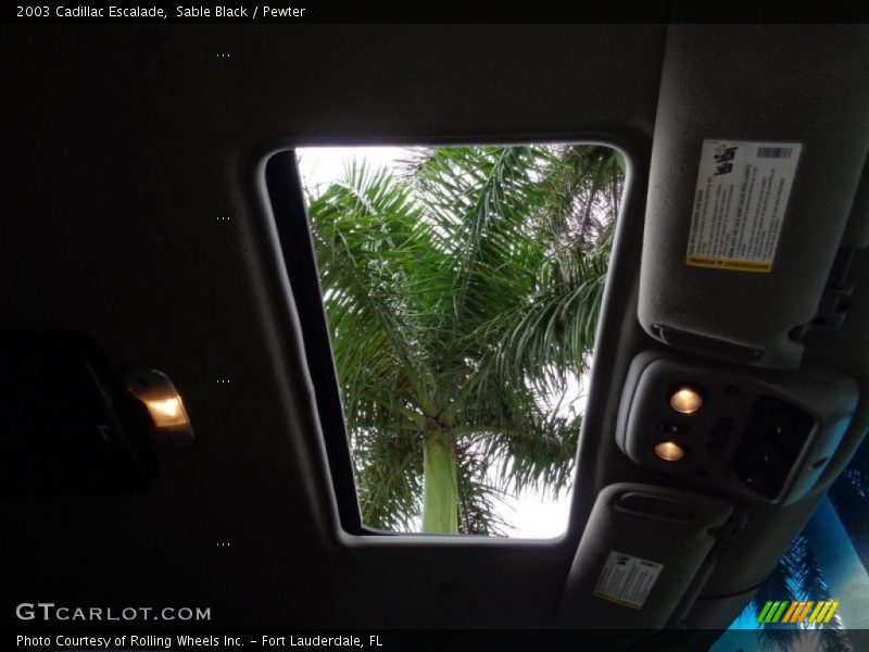 Sable Black / Pewter 2003 Cadillac Escalade