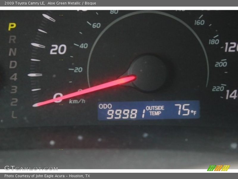 Aloe Green Metallic / Bisque 2009 Toyota Camry LE