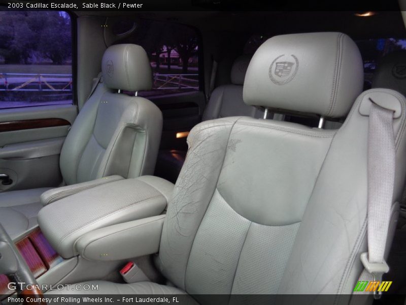 Sable Black / Pewter 2003 Cadillac Escalade