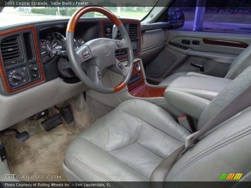  2003 Escalade  Pewter Interior