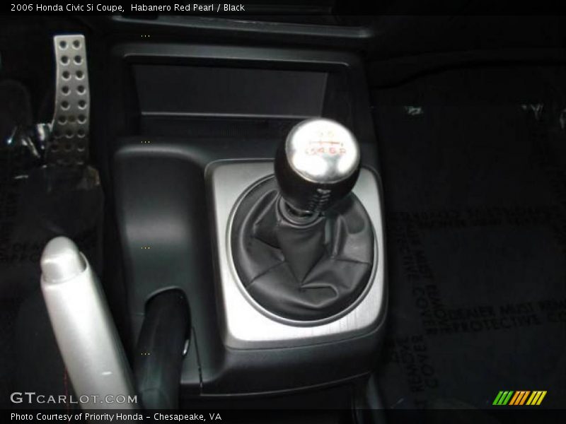 Habanero Red Pearl / Black 2006 Honda Civic Si Coupe