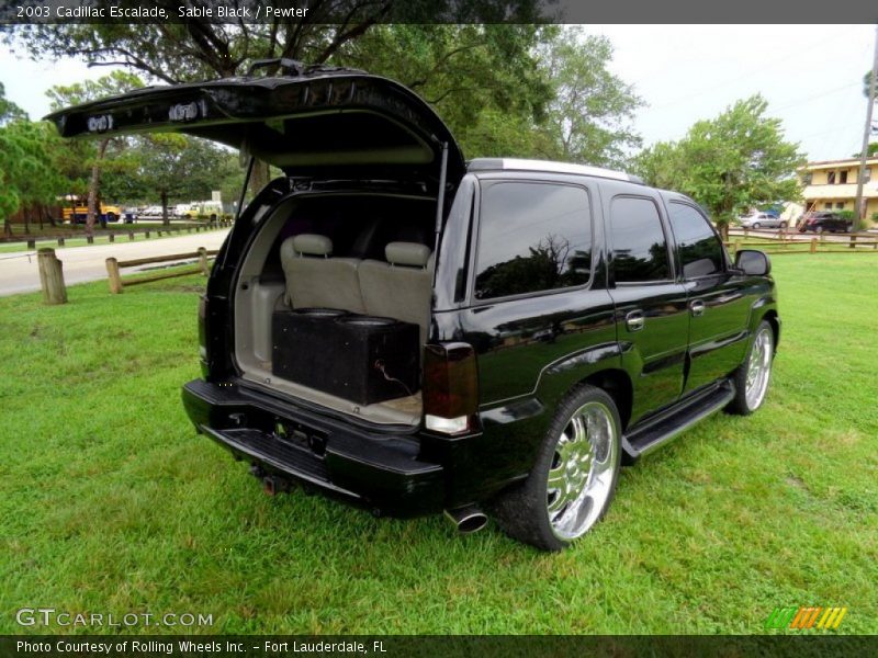 Sable Black / Pewter 2003 Cadillac Escalade