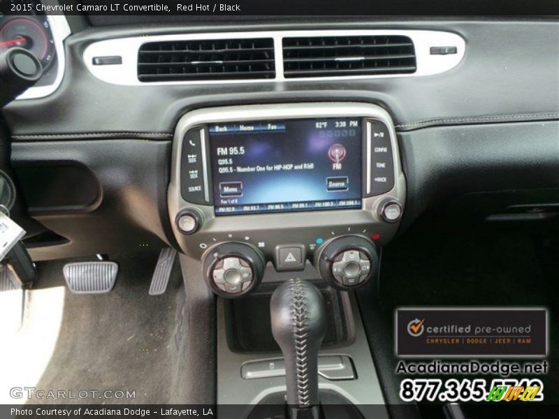 Red Hot / Black 2015 Chevrolet Camaro LT Convertible