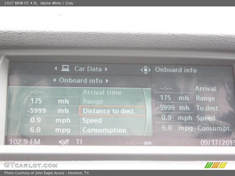 Alpine White / Gray 2007 BMW X5 4.8i