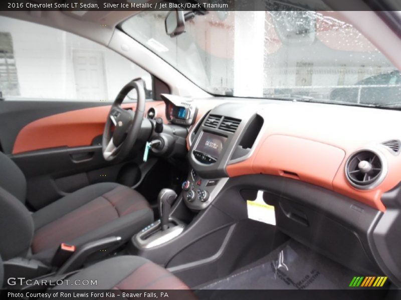 Silver Ice Metallic / Jet Black/Dark Titanium 2016 Chevrolet Sonic LT Sedan