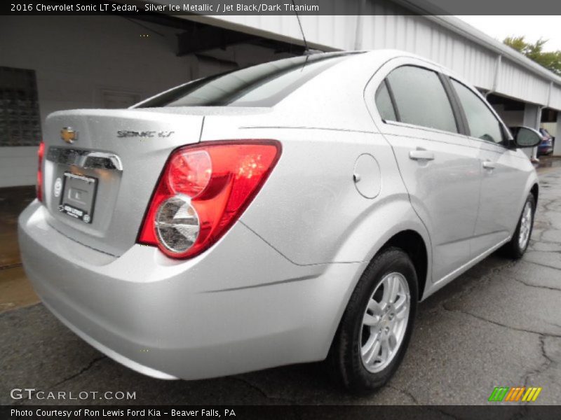 Silver Ice Metallic / Jet Black/Dark Titanium 2016 Chevrolet Sonic LT Sedan