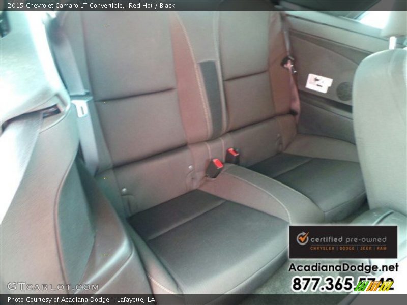 Red Hot / Black 2015 Chevrolet Camaro LT Convertible