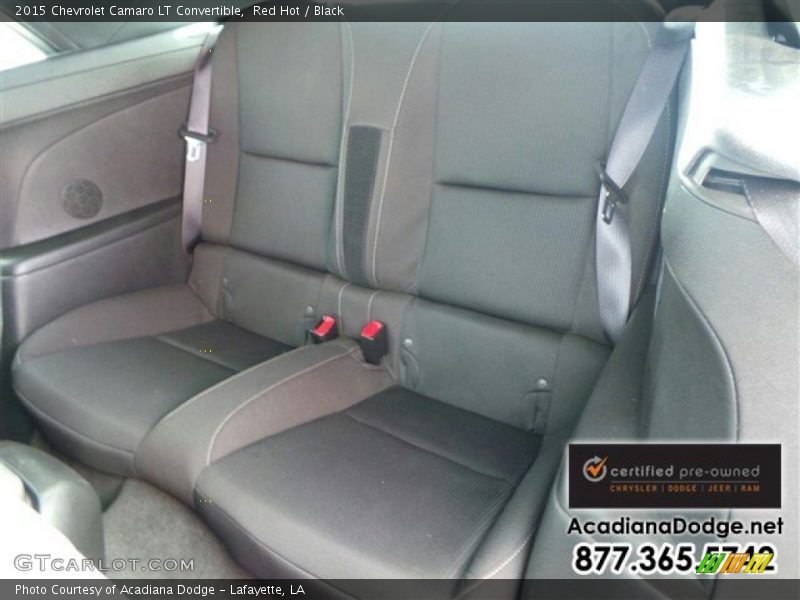 Red Hot / Black 2015 Chevrolet Camaro LT Convertible