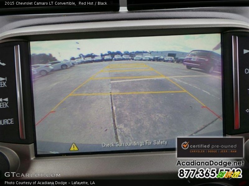 Red Hot / Black 2015 Chevrolet Camaro LT Convertible