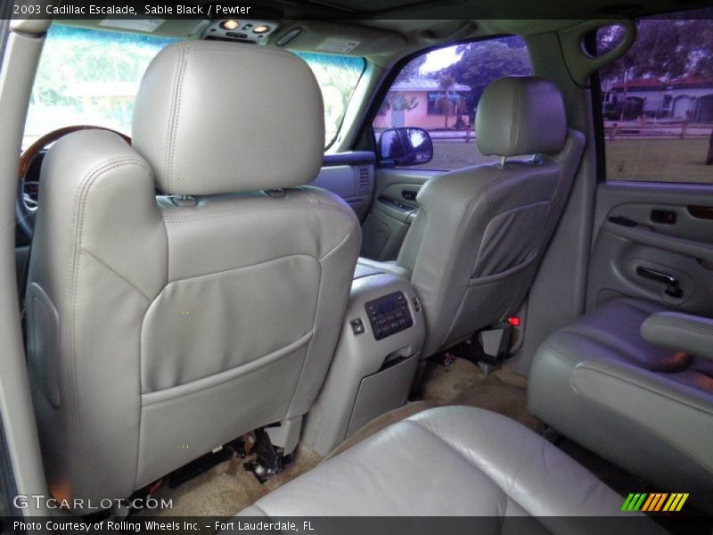 Rear Seat of 2003 Escalade 