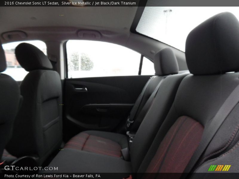 Silver Ice Metallic / Jet Black/Dark Titanium 2016 Chevrolet Sonic LT Sedan