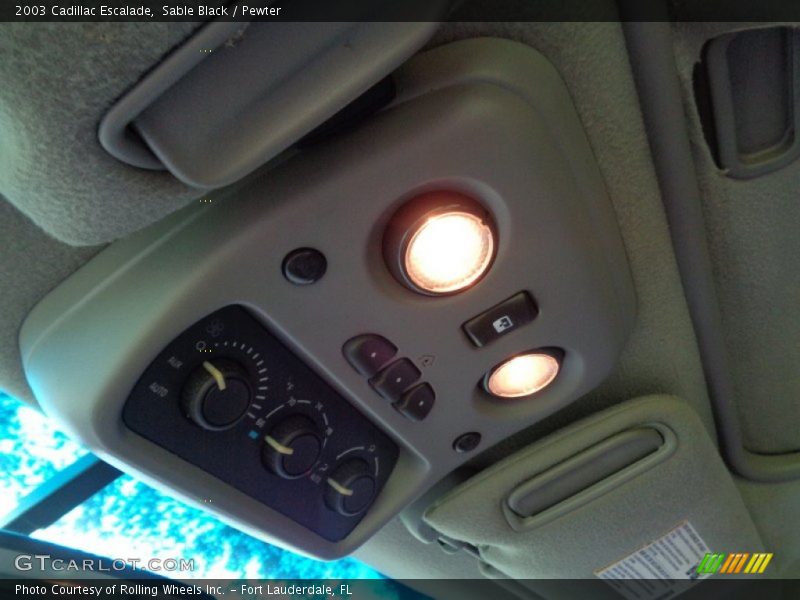 Sable Black / Pewter 2003 Cadillac Escalade