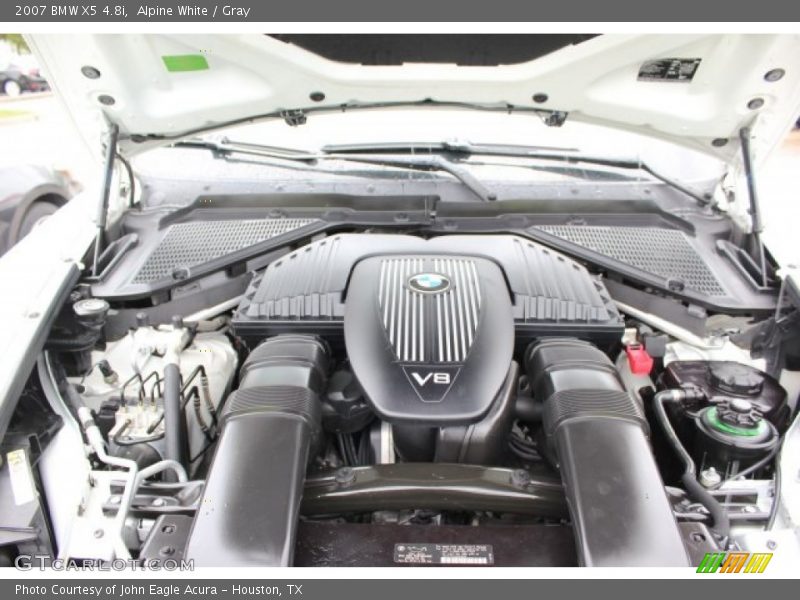 Alpine White / Gray 2007 BMW X5 4.8i