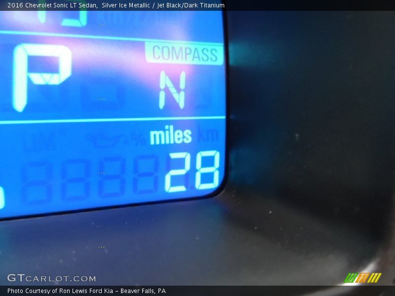 Silver Ice Metallic / Jet Black/Dark Titanium 2016 Chevrolet Sonic LT Sedan