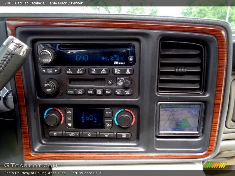 Sable Black / Pewter 2003 Cadillac Escalade