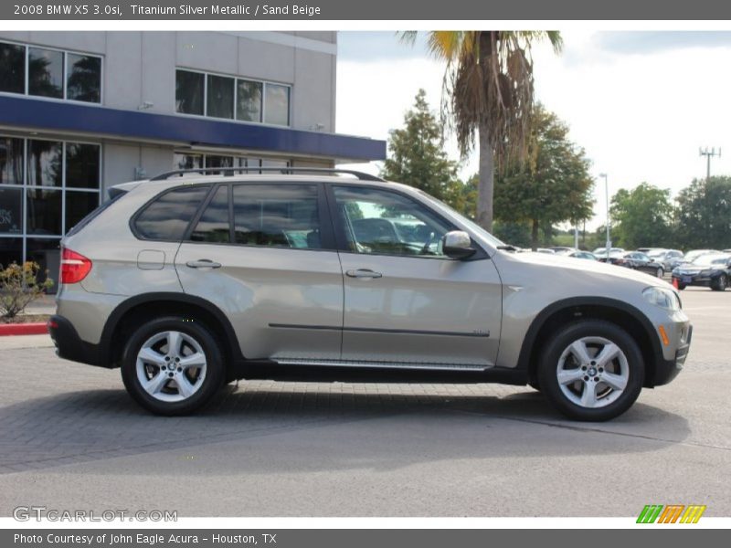 Titanium Silver Metallic / Sand Beige 2008 BMW X5 3.0si