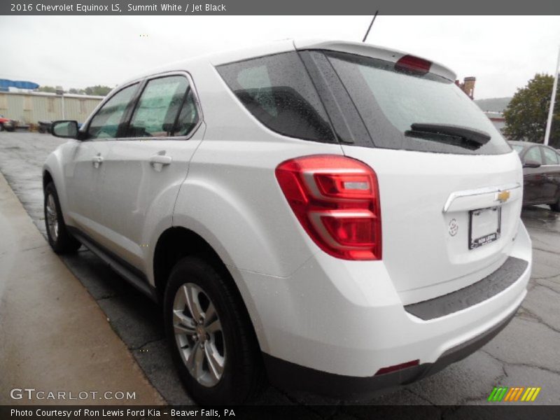 Summit White / Jet Black 2016 Chevrolet Equinox LS