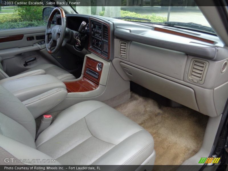 Sable Black / Pewter 2003 Cadillac Escalade