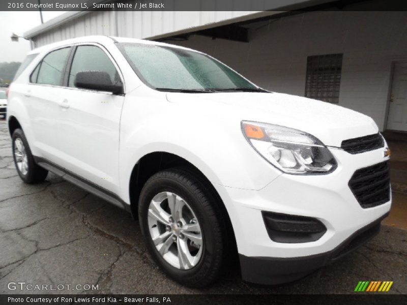 Summit White / Jet Black 2016 Chevrolet Equinox LS