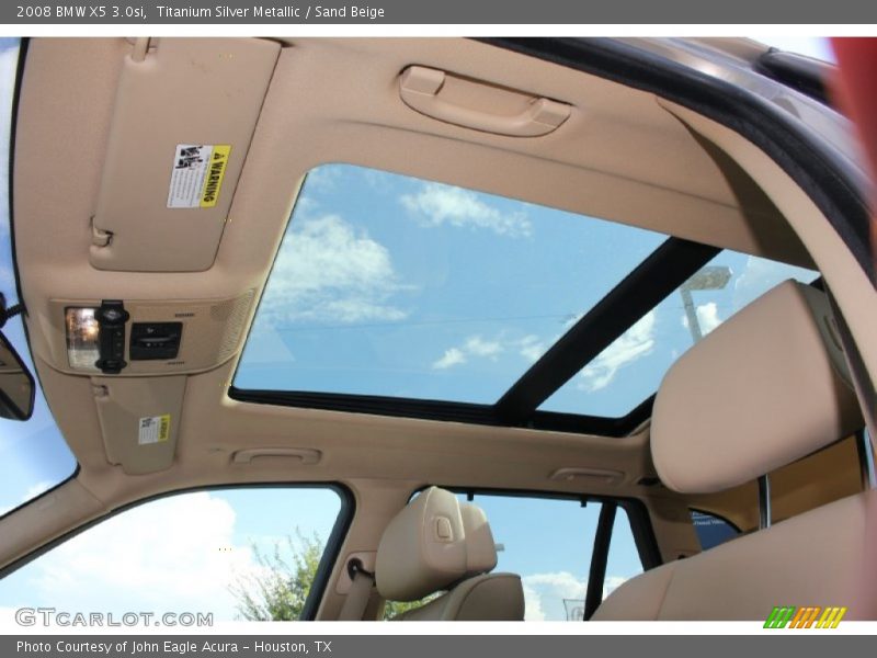 Titanium Silver Metallic / Sand Beige 2008 BMW X5 3.0si