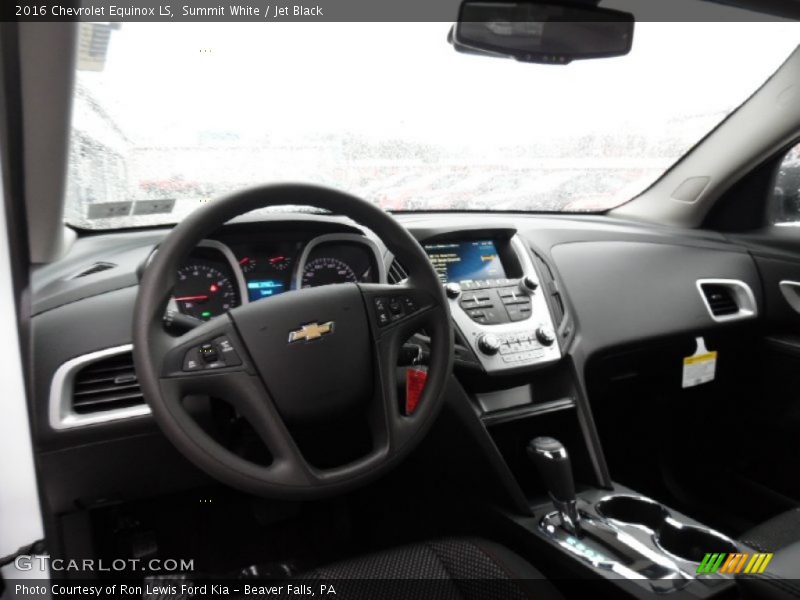 Summit White / Jet Black 2016 Chevrolet Equinox LS