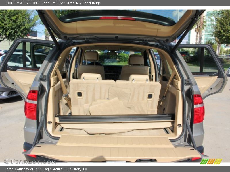 Titanium Silver Metallic / Sand Beige 2008 BMW X5 3.0si