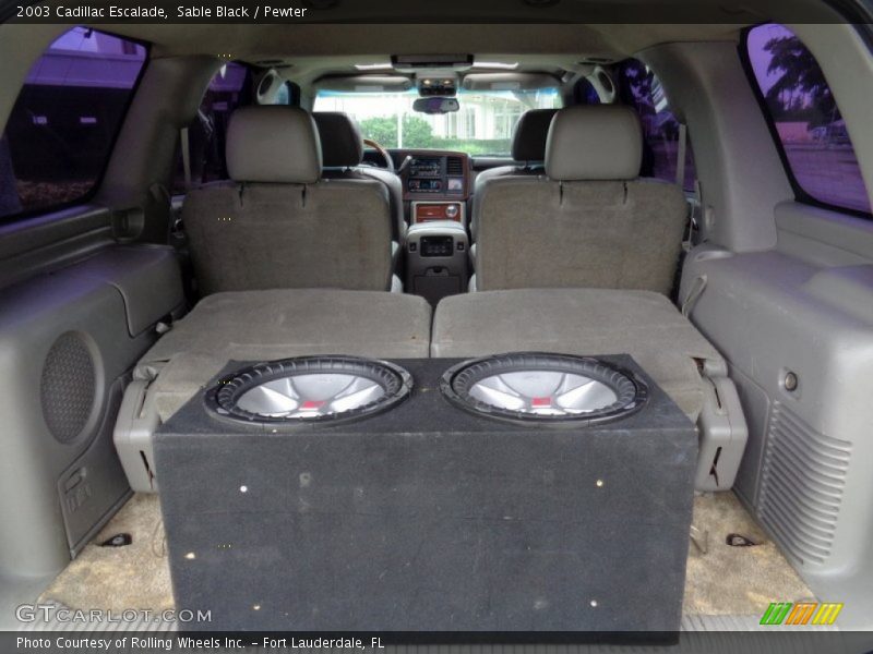 Sable Black / Pewter 2003 Cadillac Escalade