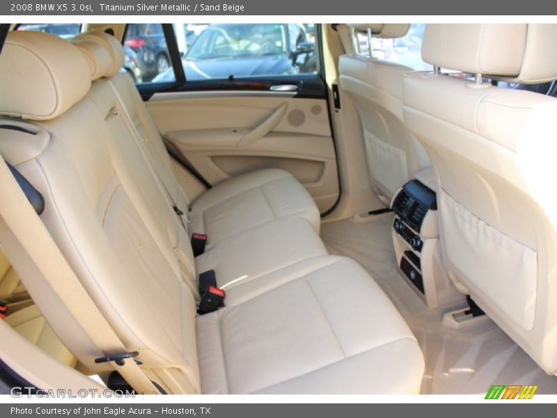 Titanium Silver Metallic / Sand Beige 2008 BMW X5 3.0si