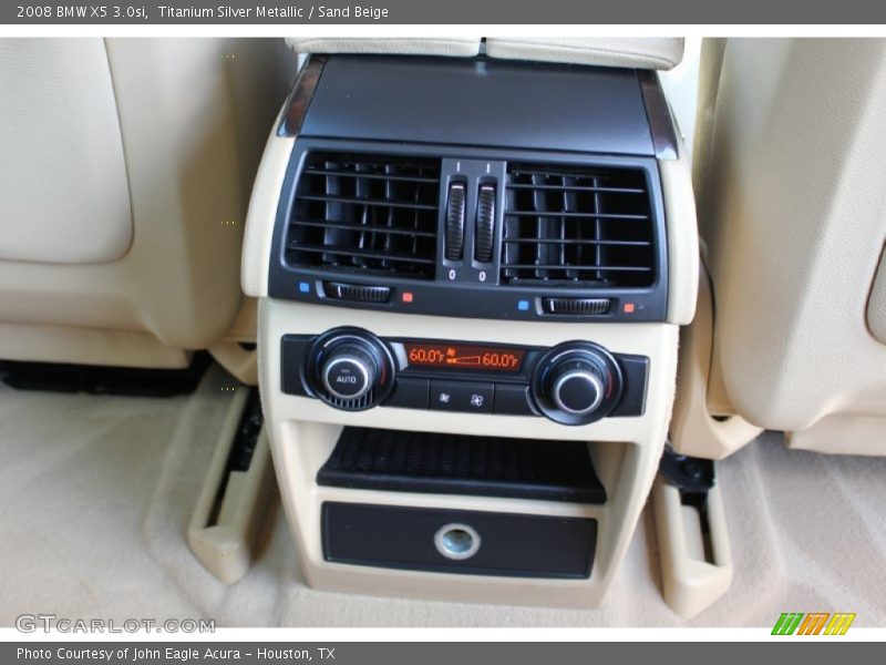 Titanium Silver Metallic / Sand Beige 2008 BMW X5 3.0si