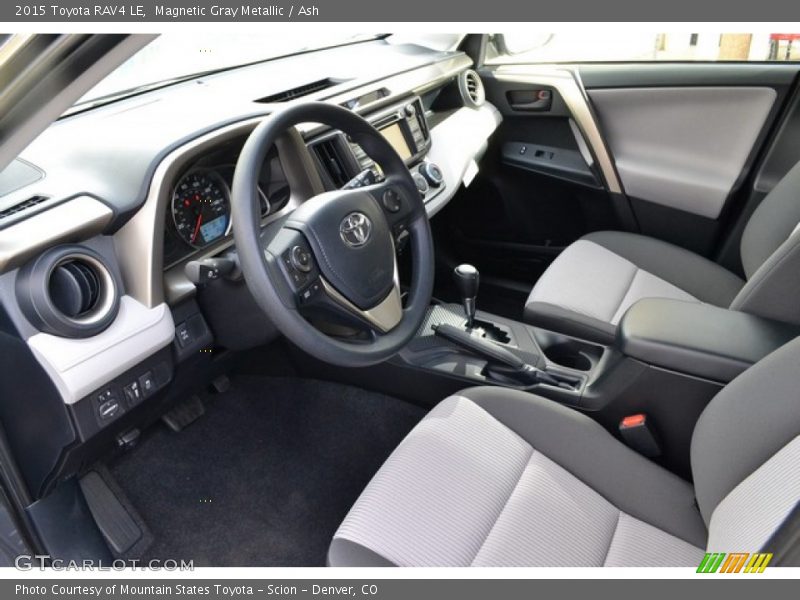 Magnetic Gray Metallic / Ash 2015 Toyota RAV4 LE
