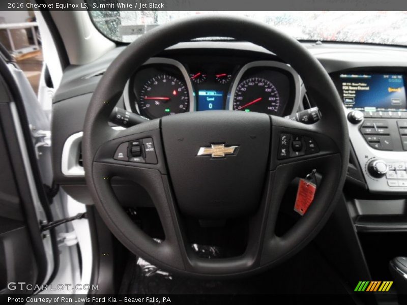 Summit White / Jet Black 2016 Chevrolet Equinox LS