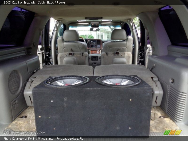 Sable Black / Pewter 2003 Cadillac Escalade