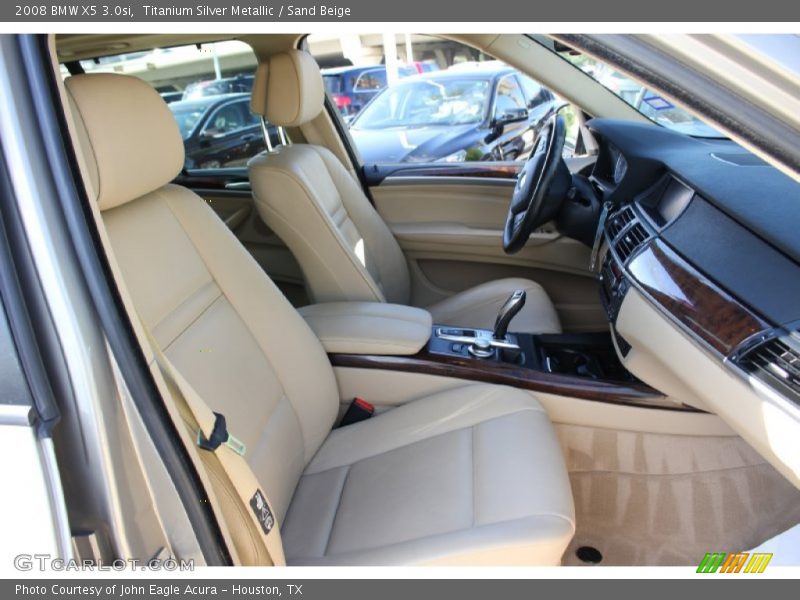 Titanium Silver Metallic / Sand Beige 2008 BMW X5 3.0si