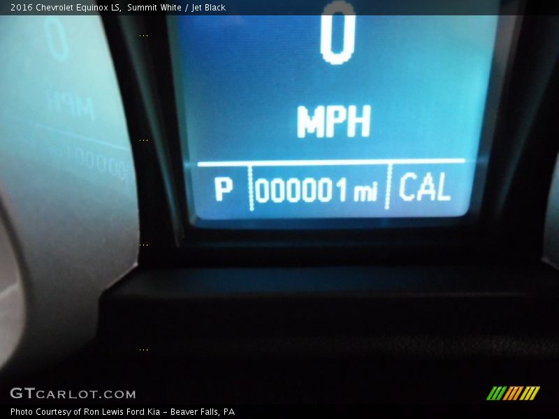 Summit White / Jet Black 2016 Chevrolet Equinox LS