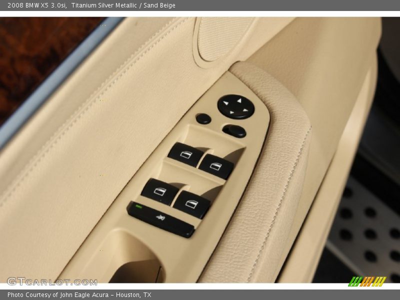 Titanium Silver Metallic / Sand Beige 2008 BMW X5 3.0si