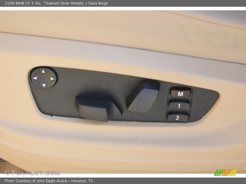 Titanium Silver Metallic / Sand Beige 2008 BMW X5 3.0si