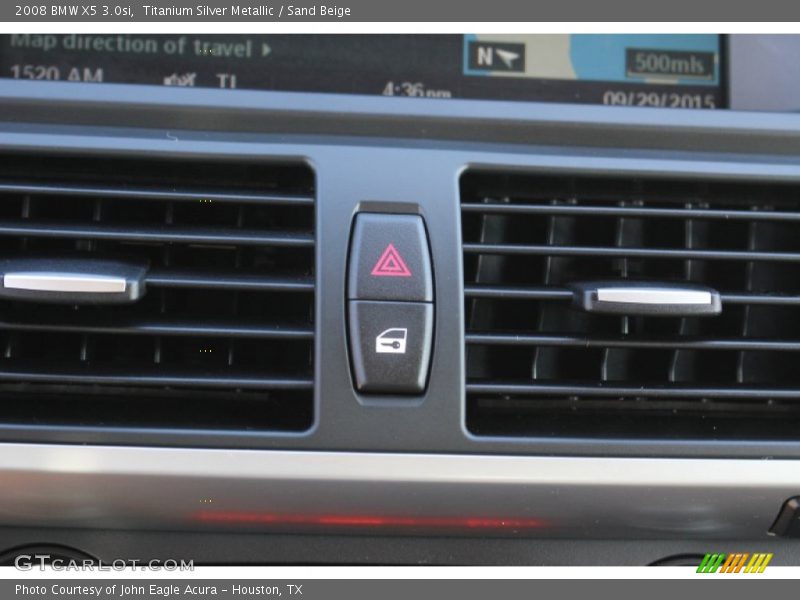 Titanium Silver Metallic / Sand Beige 2008 BMW X5 3.0si