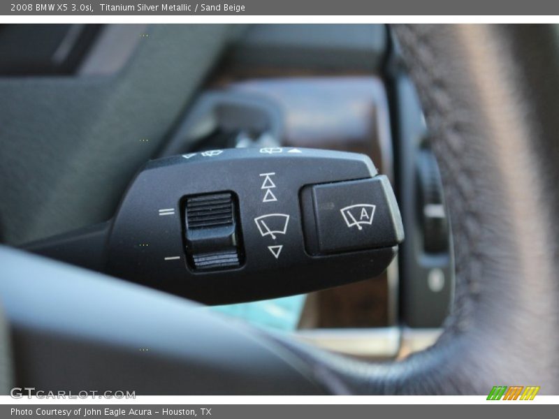 Titanium Silver Metallic / Sand Beige 2008 BMW X5 3.0si