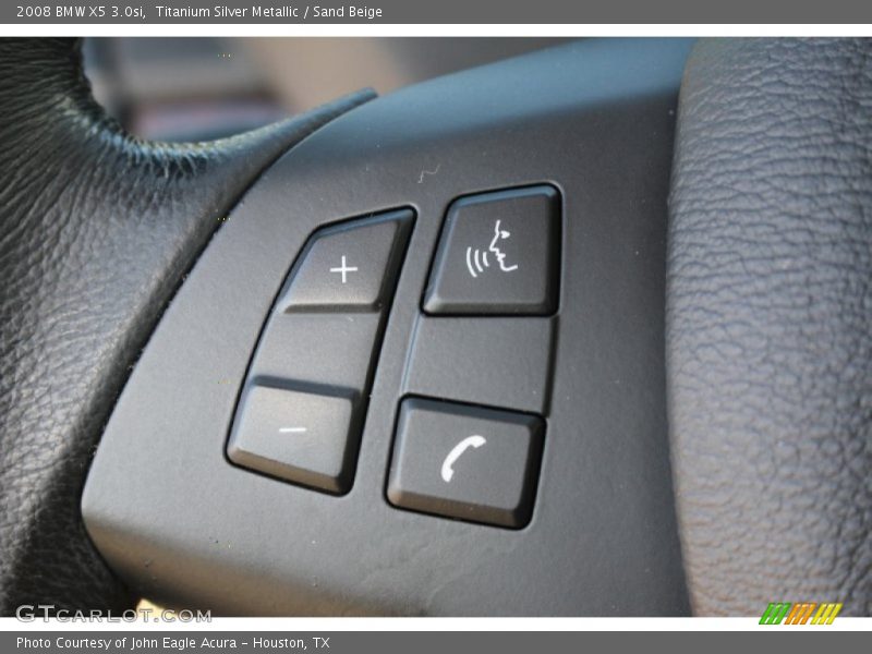 Titanium Silver Metallic / Sand Beige 2008 BMW X5 3.0si