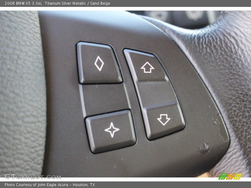 Titanium Silver Metallic / Sand Beige 2008 BMW X5 3.0si