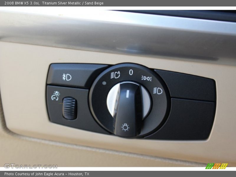 Titanium Silver Metallic / Sand Beige 2008 BMW X5 3.0si