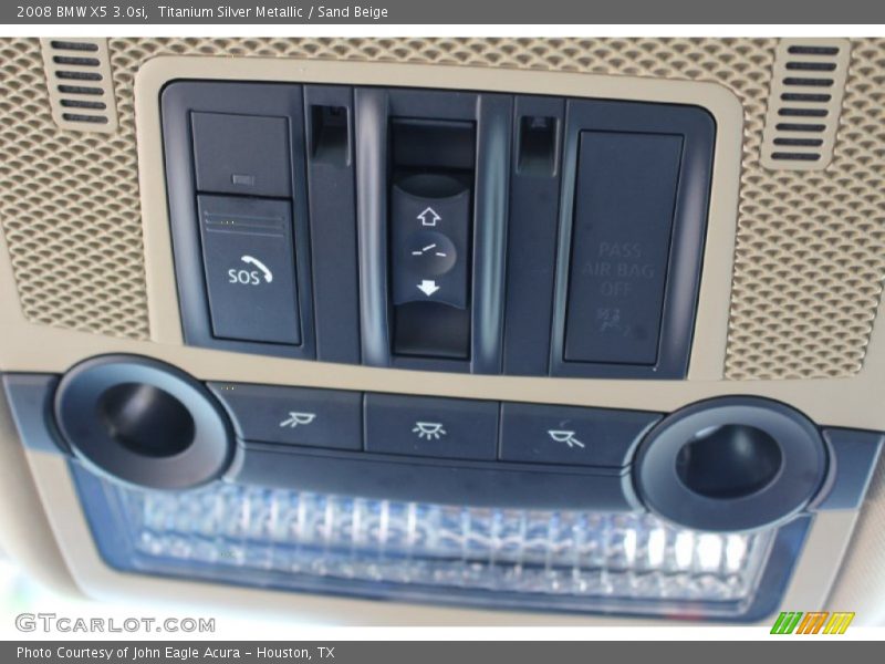 Titanium Silver Metallic / Sand Beige 2008 BMW X5 3.0si