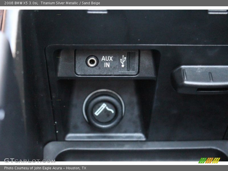 Titanium Silver Metallic / Sand Beige 2008 BMW X5 3.0si