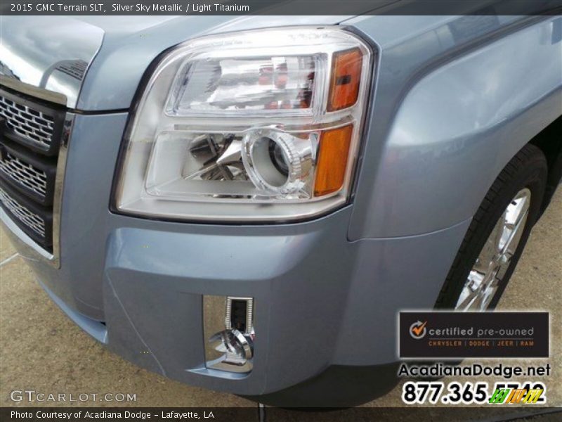 Silver Sky Metallic / Light Titanium 2015 GMC Terrain SLT