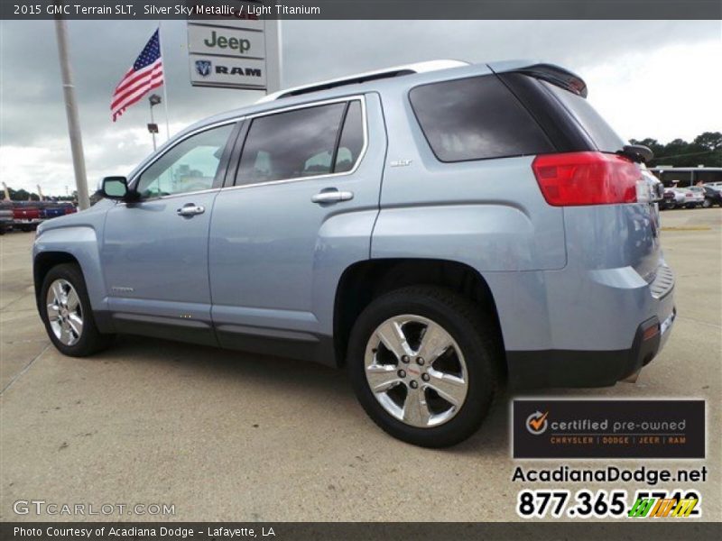 Silver Sky Metallic / Light Titanium 2015 GMC Terrain SLT